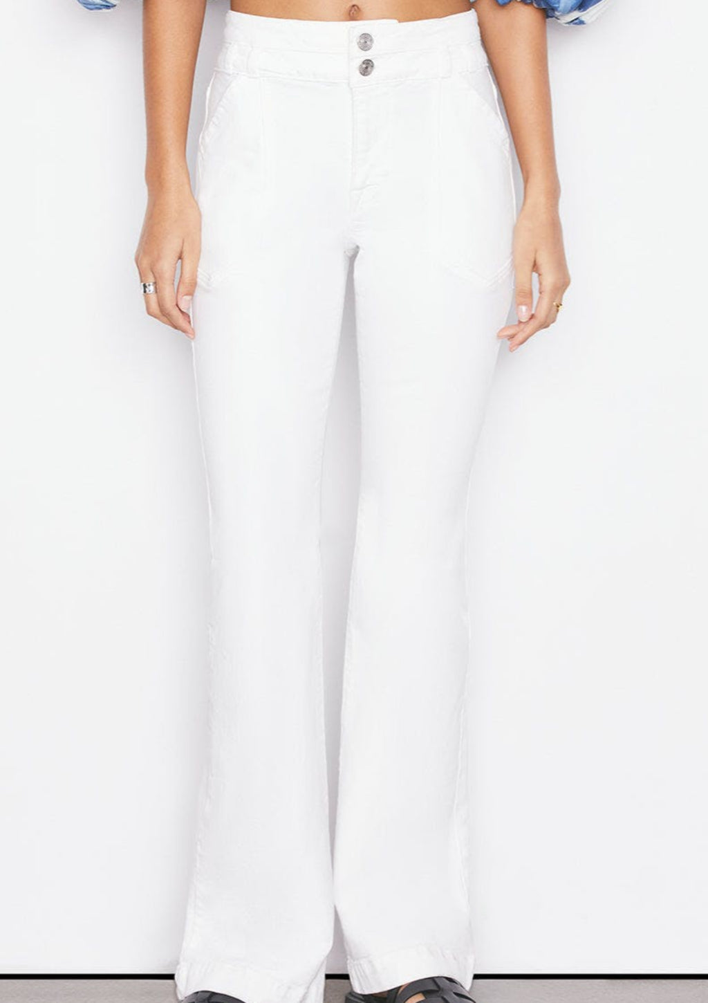Double Button Pocket Flare