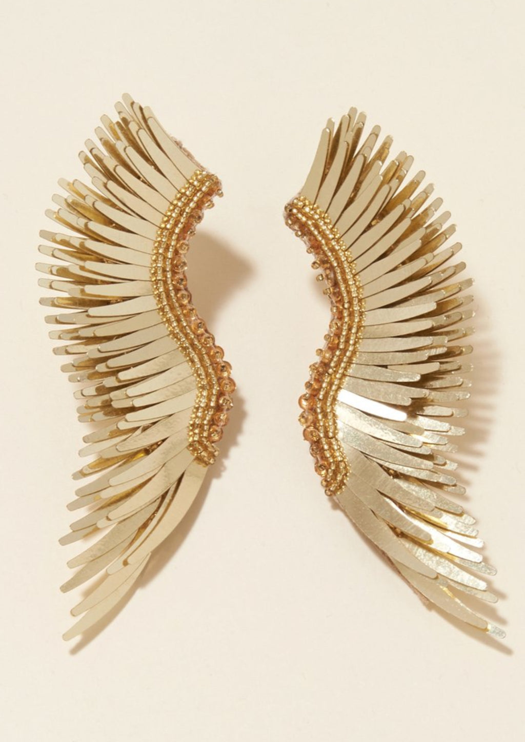 Metallic Madeline Earrings Gold
