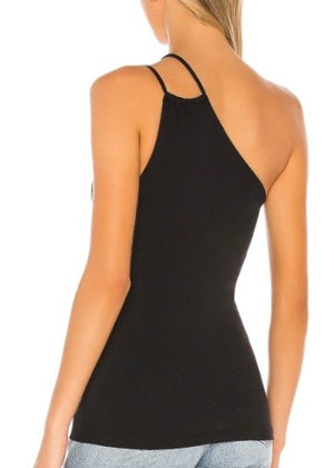 Open Gathered Shoulder Top